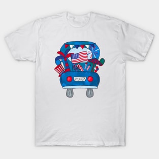 Patriotic Truck T-Shirt